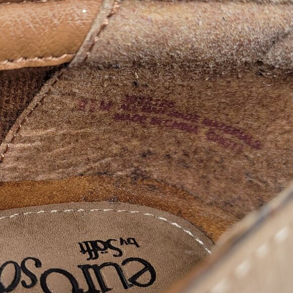 Euro Soft By Sofft Everett Shootie Tan Slip On Shoes Loafers - Picture 10 of 11